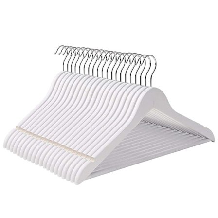 Rootzin vaateripustimet olkapäillä - valkoinen - 44,5 x 1,2 x 23 cm