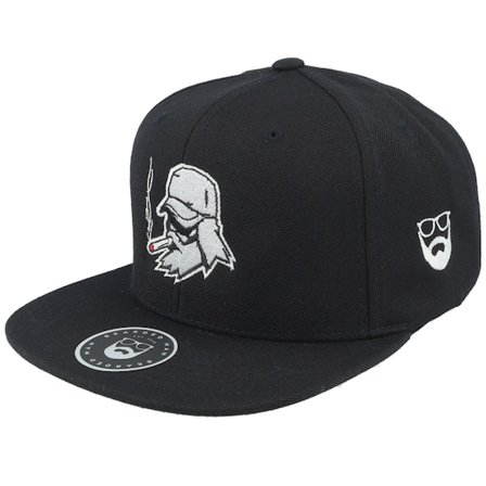 Bearded Man - Nero snapback Cappellino - Spike Beard Black Snapback @ Hatstore