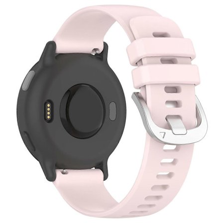 För Garmin vivoactive 5/GarminActive 5 Klockarmband 20mm Silikonarmband med Stålspänne [DB]