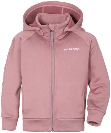 Didriksons Corin Kid's Full Zip 5 Children Mid layer tops Pink 110