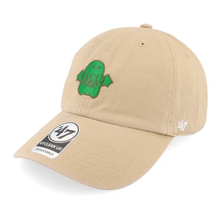 Iconic - Beige - unconstructed - Cap - Cute Cthulhu Figure Khaki Dad Cap - Hatstore