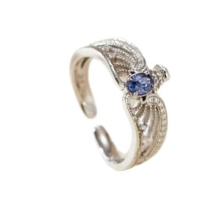 Harry Potter Ravenclaw Diadem Ring Åben Ring med Indlagte Ørnevinger