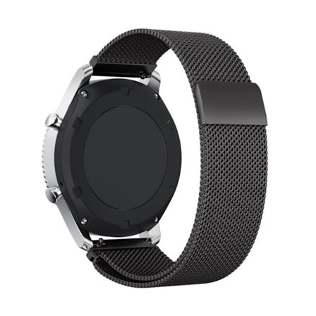 Samsung Gear S3 Frontier / S3 Classic urlänk metall material - Svart
