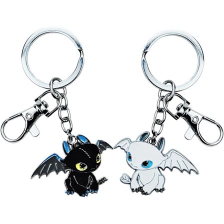 2-pak nøglering nøglering par nøglering par nøgle