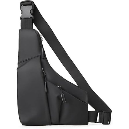 Tyverisikker Reiseveske, Anti-Tyveri Lommebok for Pass og Dokumenter, Lett og Slank Skråveske