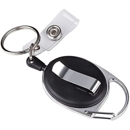 Sett med 3 kortholdere med innfellbare klips kortholder ID-kort