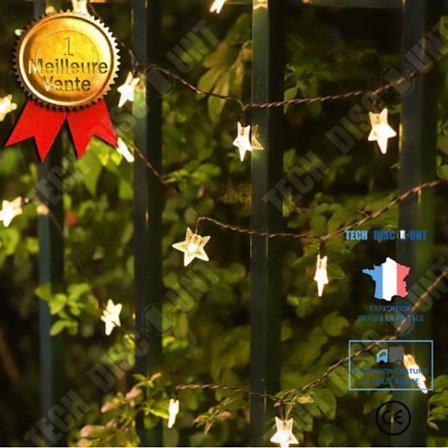 TD Cherry LED String Lights Vattentät Lampa Pärlor Mjukt Ljus Säker användning 30LED 6,5m