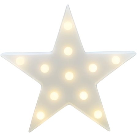 LED Stjärnlampa Tropisk Bordslampa Skylt Lampa Batteridriven Väggdekor Sovrum Nattlampa