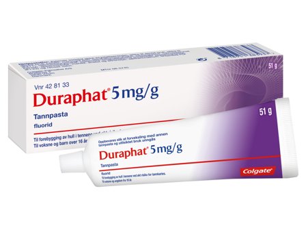 Duraphat Reseptfri fluortannpasta 5 mg/g, 51 g