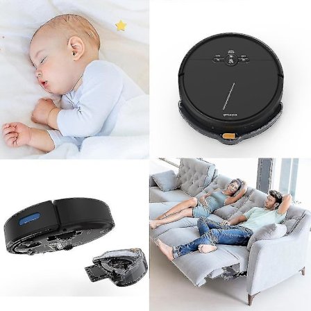 Robotdammsugare Wifi 3600pa 4400mah