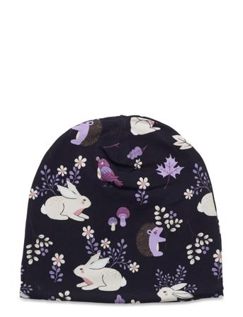 Jersey Beanie Rabbit Accessories Headwear Hats Beanies Monivärinen/Kuvioitu Lindex