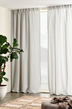 Jotex - Lingardin 2-pakke Lys grå - KIT - Kjøp Lingardiner hos Jotex