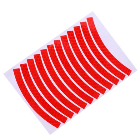 12 st säkerhetsreflekterande klistermärke reflekterande etikett cyklar säkerhetsmotorcykel cykel barncyklar cykel reflekterande klistermärken