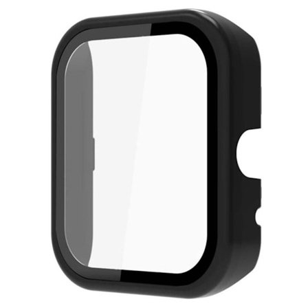 Maimo Watch cover with tempered glass screen protector - Black