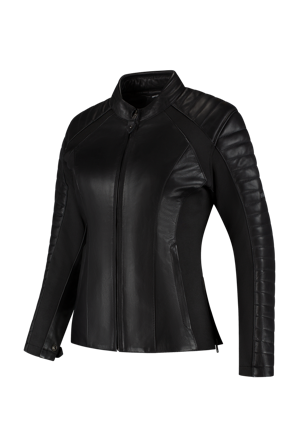 MC-Jakke Rusty Stitches Super Donna Dame Svart 6XL