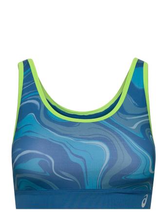 Women Graphic Bra Lingerie Bras & Tops Sports Bras - ALL Blå Asics*Betinget Tilbud