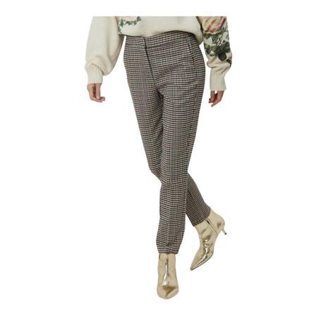 Silvian Heach Cropped Bukser with high waist Brun, Dame Chinos