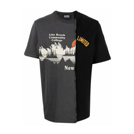 Diesel A05134 0Tdam T-shirt Sort, Herre T-shirts