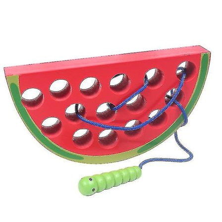 Træsnøring Træning Legetøj Træblok Puslespil Rejse Spil