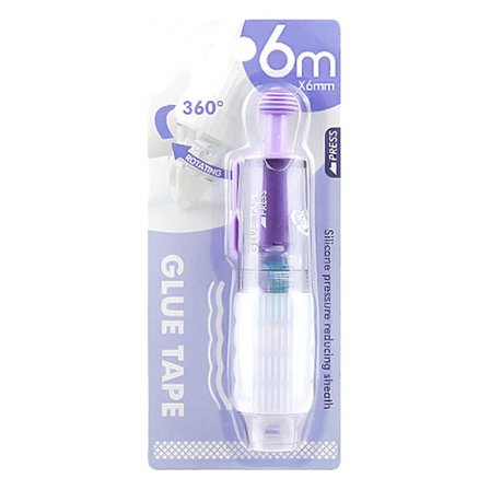 Limstiftformet dobbeltsidig teip med prikker for studenter, barn og voksne, scrapbooking, kortlaging, fotoalbum, kunst og håndverk [D]