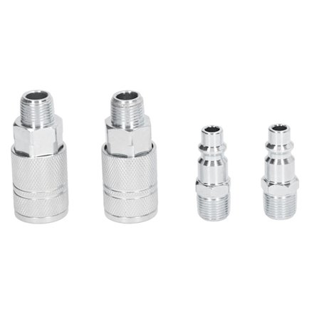 Luft slang kopplingar 2 externa anslutning 2 externa plugg 3/8 tum NPT industriell luftkompressor snabbkoppling