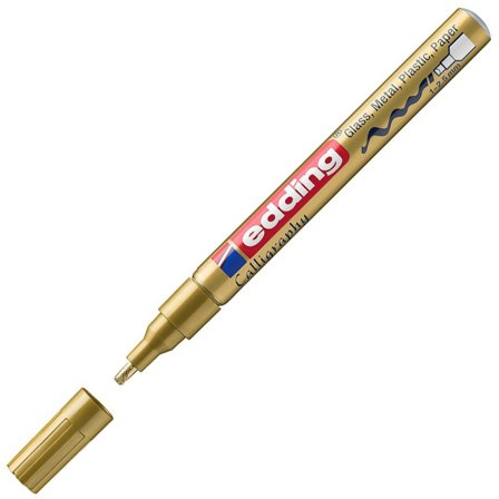 Edding 753 Gloss Paint Marker Calligraphy 054 Silver