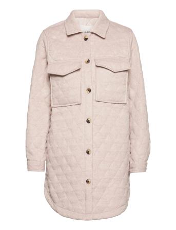 Objvera Owen Long Quilt Jacket Pink Object