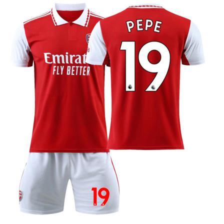 2223 Arsenal Hemma Fotbollströja Nr 19 Pepe Jersey Without Socks 16(90-100cm)