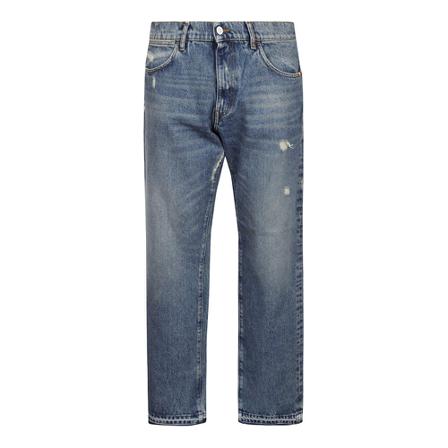 Amish, Men& Clothing Jeans Blue Aw 22 Blauw, Heren, Maat:W32,Katoen