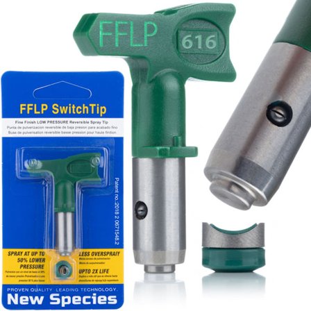 Maalaussuutin FFLP 616 – Matalapaine | 25 Cm Suihkun Leveys | Varaosa Graco RAC X, Ultra Max varten