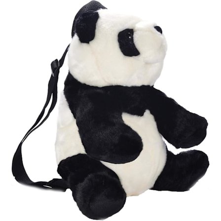 1 kpl Lasten Panda Karvainen Olkalaukku 35*22cm