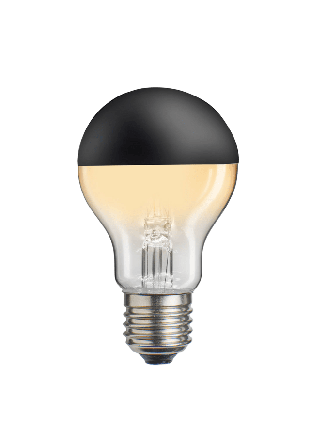 Unison HIDDEN LIGHT toppförspeglad normal svart Belysning Transparant 60x105mm