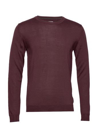 The Knit | Men's Strikkegenser M. Rund Krage Rød Seven Seas Copenhagen