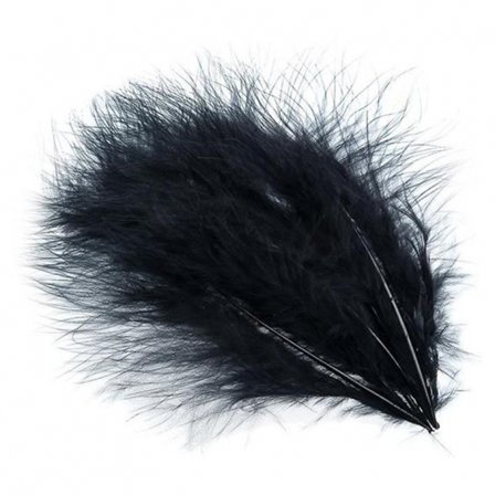 Marabou Plumes - Svart