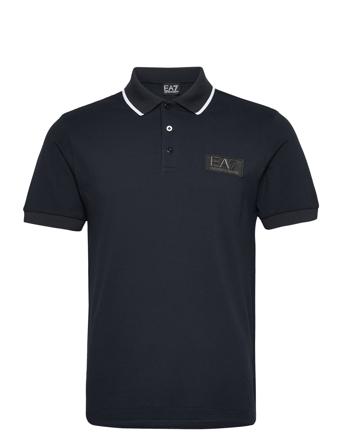 Polo Polos Short-sleeved Marineblå EA7*Betinget Tilbud
