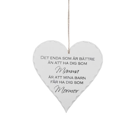 Hjärta i trä - Mamma - Mormor