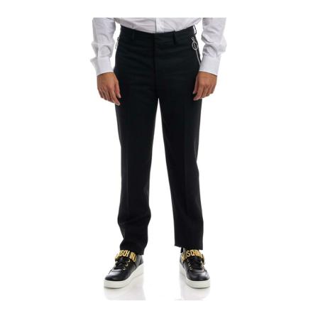 Moschino, Suit Trousers Zwart, Heren, Maat:M