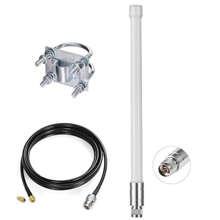 Vejrbestandig 868Mhz LoRa Gateway 8DBi Antenne 858Mhz-878Mhz Omni-Directional Glasfiber LoRaWan An
