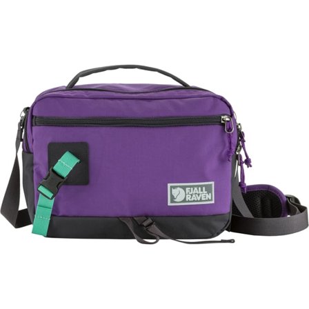 Fjällräven Vardag Shoulder Bag 6 in Violette/Coal Black, Polyamide