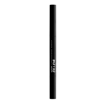 Nyx Professional MakeUp Fill & Fluff Eyebrow Pomade Pencil black - Matita sopracciglia