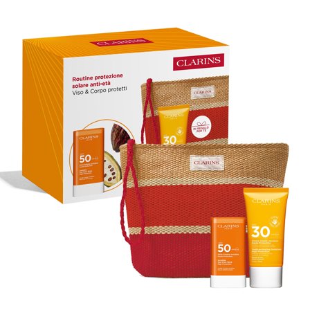 Clarins Routine protezione solare anti-età - Cofanetto Solare