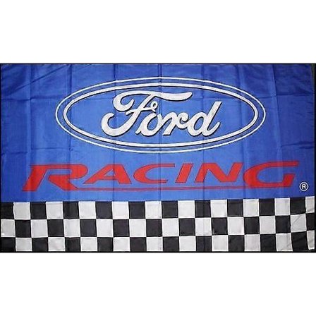 Ford Blåternet Racing 3x5 Ft Banner Flag Bil Racing Show Garage Værksted QQTE64