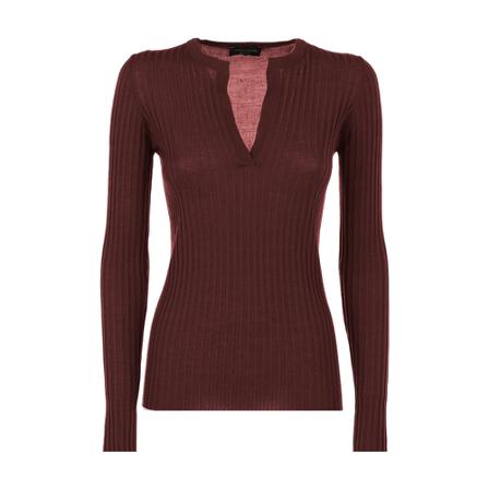 Roberto Collina, Sweater Rood, Dames, Maat:L