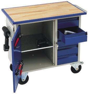 Blika VV3 Verkstadsvagn, Garageinredning & förvaring