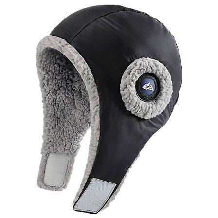 Dame Vinterhue med Ørevarmere Udendørs Vinterhue (sort)