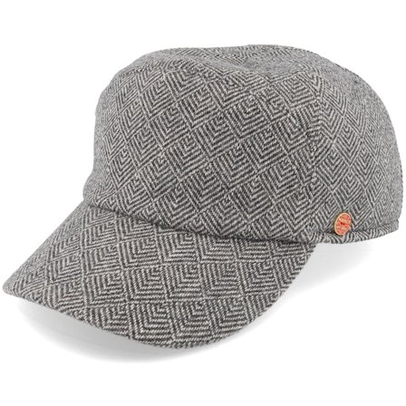 Mayser - Grey earflap Czapka Z Daszkiem - Maxim Premium Grey Earflap @ Hatstore