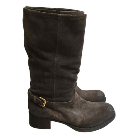 Prada Vintage Pre-owned Bottes , Bruin , Dames , Maat: 37 EU Vintage Schoenen
