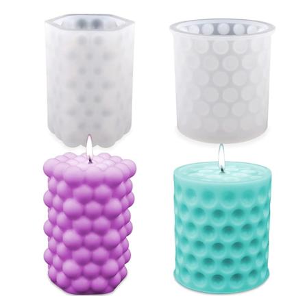 2 kpl 3D silikoninen kynttilämuotti hartsimuotti käsityömuotti