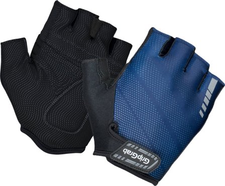 GripGrab Rouleur Padded Short Finger Glove Unisex workout gloves Blue XL