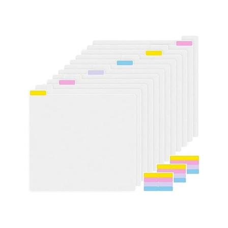 12-osainen 31 x 32 cm paperin säilytysjärjestäjä, seksikkäät hakemistot säilytyslaatikon jakajille ([HK])